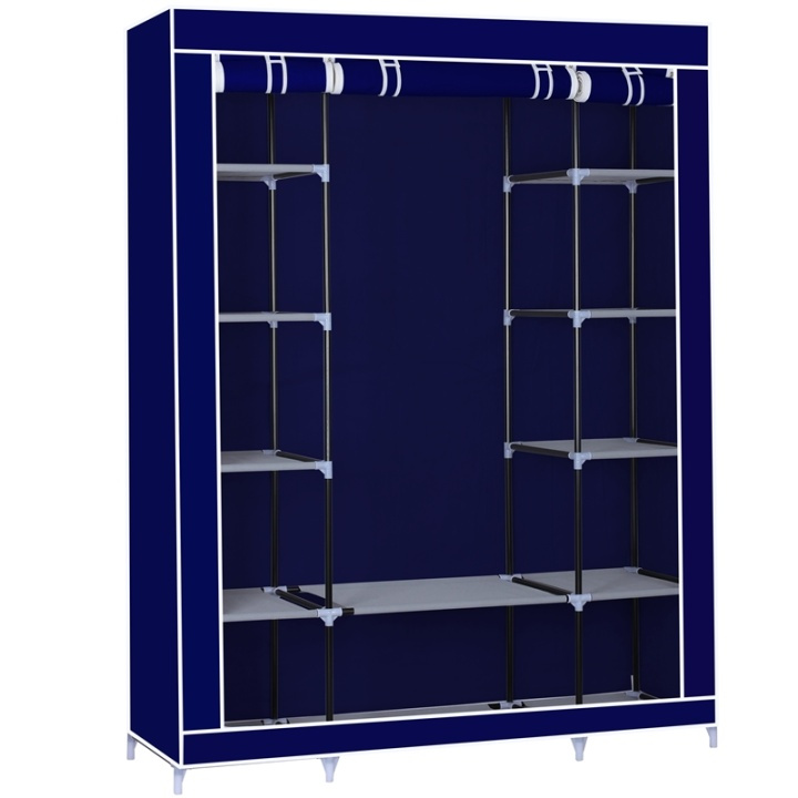 Herzberg HG-8009 Oppbevaringsgarderobe, Blå i gruppen HJEM, HUS OG HAGE / Innredning / Oppbevaring hos TP E-commerce Nordic AB (38-96114)