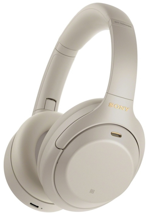 Sony WH-1000XM4 Brusreducerande trådlösa hörlurar, Silver i gruppen Elektronikk / Lyd & Bilde / Hodetelefoner & Tilbehør / Hodetelefoner hos TP E-commerce Nordic AB (38-96231)