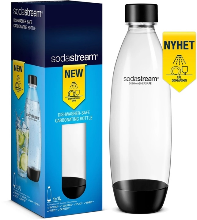 SodaStream Fuse Diskmaskinssäker flaska, 1L i gruppen HJEM, HUS OG HAGE / Husholdningsapparater / Vann og juice / Kullsyremaskin / Tilbehør hos TP E-commerce Nordic AB (38-96248)