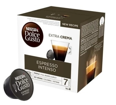 Dolce Gusto Intenso Extra Crema 16st i gruppen HJEM, HUS OG HAGE / Husholdningsapparater / Kaffe og espresso / Kaffekapsler hos TP E-commerce Nordic AB (38-96415)