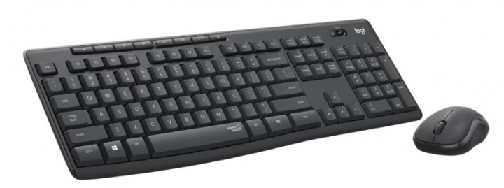 Logitech MK295 Lydløs trådløs kombo - GRAPHITE NORDIC i gruppen Datautstyr / Mus & Tastatur / Tastatur / Pakke hos TP E-commerce Nordic AB (38-96464)