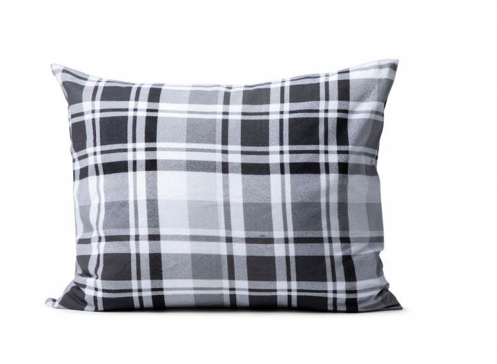 Kosta Linnewäfveri Mosshed Flannel Putetrekk, grå i gruppen HJEM, HUS OG HAGE / Innredning / Sengetøy hos TP E-commerce Nordic AB (38-96504-GR)