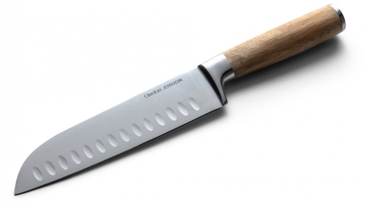 Orrefors Jernverk Santoku-kniv i akasie i gruppen HJEM, HUS OG HAGE / Kjøkkenutstyr / Kjøkkenkniver og knivslipere hos TP E-commerce Nordic AB (38-96512)