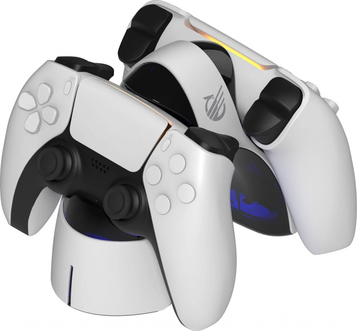 KMD Dobbel ladestasjon for PS5-kontrollere i gruppen Elektronikk / TV-spill & tilbehør / Sony PlayStation 5 / Tilbehør hos TP E-commerce Nordic AB (38-96570)