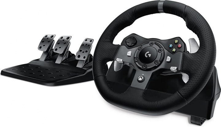Logitech G920 Driving Force Racing Wheel (PC/Xbox One) i gruppen Elektronikk / TV-spill & tilbehør / Xbox One / Tilbehør hos TP E-commerce Nordic AB (38-96588)
