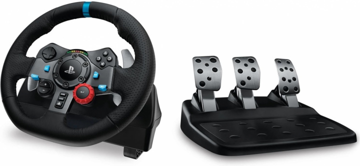 Logitech G29 Driving Force Racing Wheel (PC/PS3/PS4) i gruppen Datautstyr / GAMING / Gaming-tilbehør hos TP E-commerce Nordic AB (38-96589)