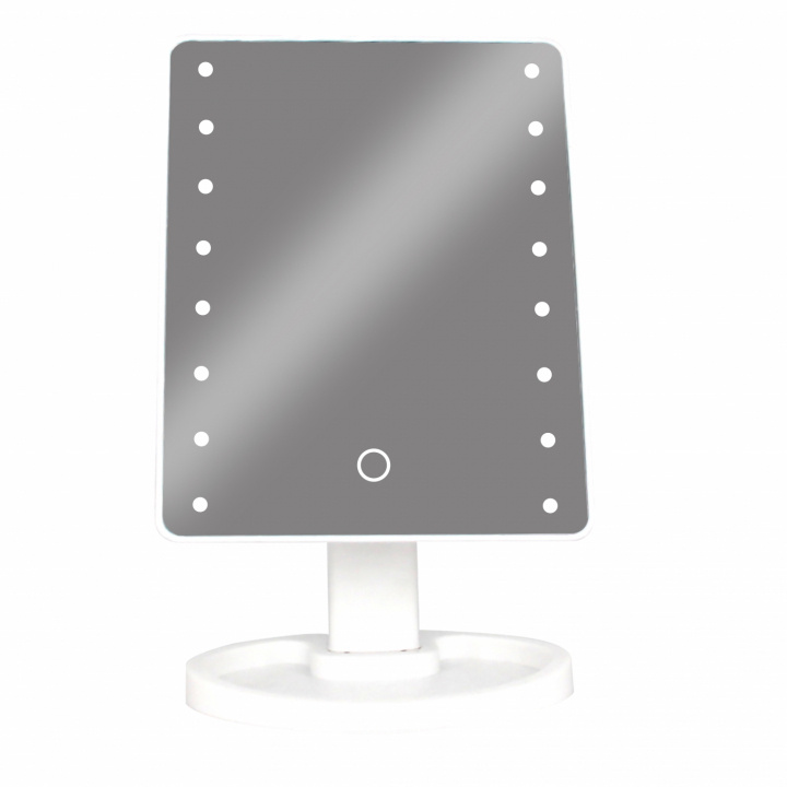 Cenocco CC-9106 Sminkespeil med LED, 22x16cm i gruppen HELSE OG SKJØNNHET / Makeup / Sminkspeglar hos TP E-commerce Nordic AB (38-96608)