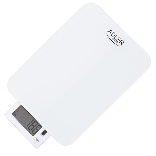 Adler AD 3167 Vanntett kjøkkenvekt, hvit i gruppen HJEM, HUS OG HAGE / Kjøkkenutstyr / Kjøkken Scales hos TP E-commerce Nordic AB (38-96663)