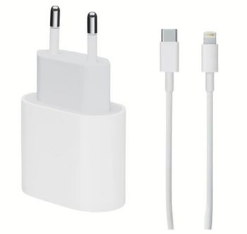 Apple Original hurtiglader 20w + USB-C til lynkabel 2 m (Bulk) i gruppen SMARTTELEFON & NETTBRETT / Ladere og Kabler / Vegglader / Vegglader Lightning hos TP E-commerce Nordic AB (38-96669-PKT)