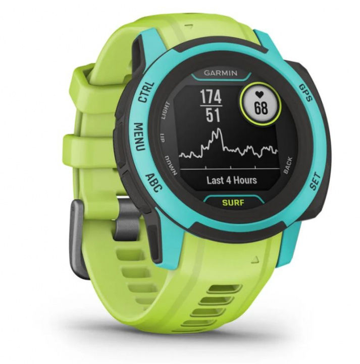 Garmin Instinct 2S - Surf Edition, Waikiki i gruppen SPORT, FRITID & HOBBY / Smartwatch og Aktivitetsmålere / Smartwatches hos TP E-commerce Nordic AB (38-96766)