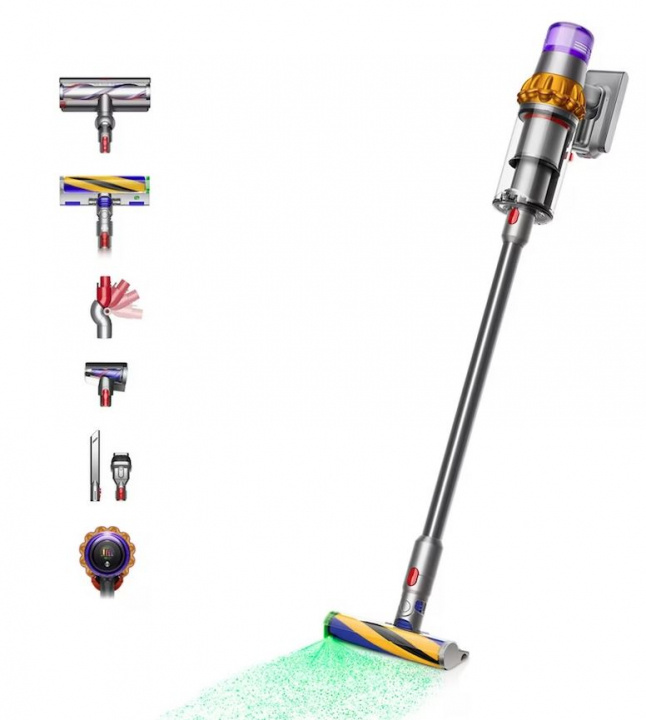 Dyson V15 Detect Absolute batteridrevet støvsuger i gruppen HJEM, HUS OG HAGE / Rengjøringsprodukter / Støvsugere og tilbehør / Håndstøvsugere hos TP E-commerce Nordic AB (38-96800)