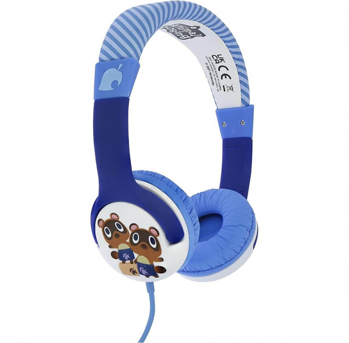 OTL Animal Crossing Timmy & Tommy Kids Headphones i gruppen Elektronikk / Lyd & Bilde / Hodetelefoner & Tilbehør / Hodetelefoner hos TP E-commerce Nordic AB (38-96833)