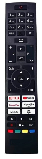 Fjernkontroll for Nordiqzenz og Luxor med hurtigknapper i gruppen Elektronikk / Lyd & Bilde / TV og tilbehør / Fjernkontroller hos TP E-commerce Nordic AB (38-96839)