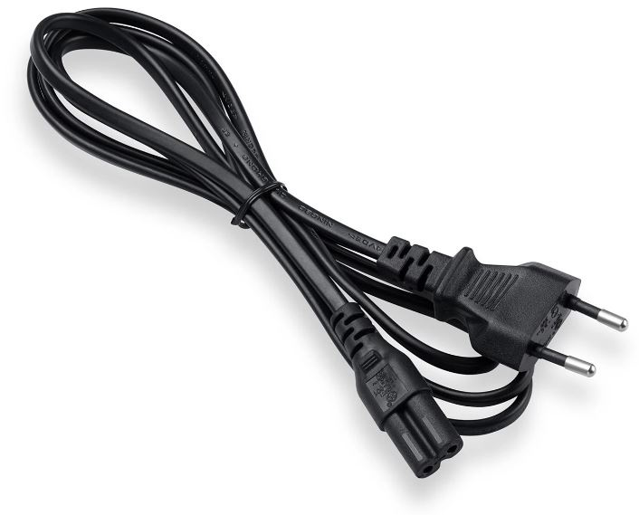 ON Strømkabel 2-polet, 1,5 meter, svart i gruppen Datautstyr / Kabler og adaptere / elektriske kabler hos TP E-commerce Nordic AB (38-96842)