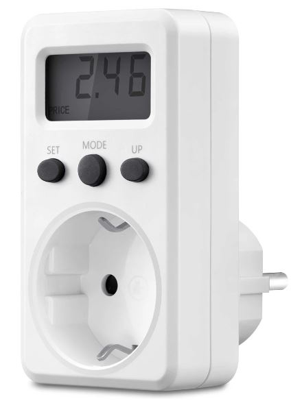 ON EMR 100 Energimåler for vegguttak med minnefunksjon i gruppen HJEM, HUS OG HAGE / Smarthus / Energimåler hos TP E-commerce Nordic AB (38-96847)