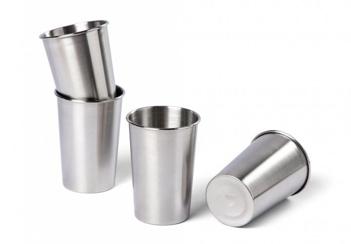 Orrefors Hunting 4-pakning Stålkopper 35 cl i gruppen SPORT, FRITID & HOBBY / Friluftsliv / Matlaging hos TP E-commerce Nordic AB (38-96852)