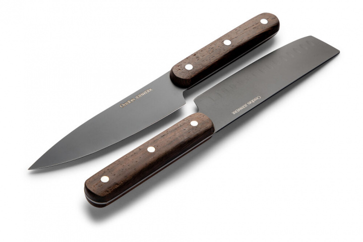Orrefors Jernverk 2-pakning Kniver Svart i gruppen HJEM, HUS OG HAGE / Kjøkkenutstyr / Kjøkkenkniver og knivslipere hos TP E-commerce Nordic AB (38-96870)
