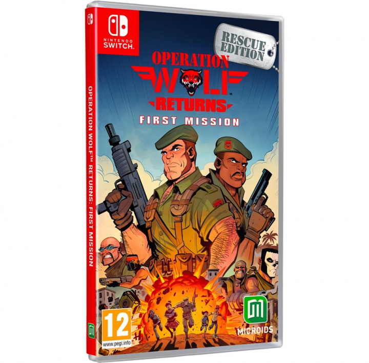 Operation Wolf Returns: First Mission - Rescue Edition (Switch) i gruppen Elektronikk / TV-spill & tilbehør / Nintendo Switch / Spel hos TP E-commerce Nordic AB (38-96957)
