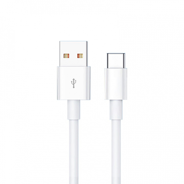 EGA USB till USB-C-kabel 1 m, Vit i gruppen SMARTTELEFON & NETTBRETT / Ladere og Kabler / Kabler / Kabler type C hos TP E-commerce Nordic AB (38-96973)