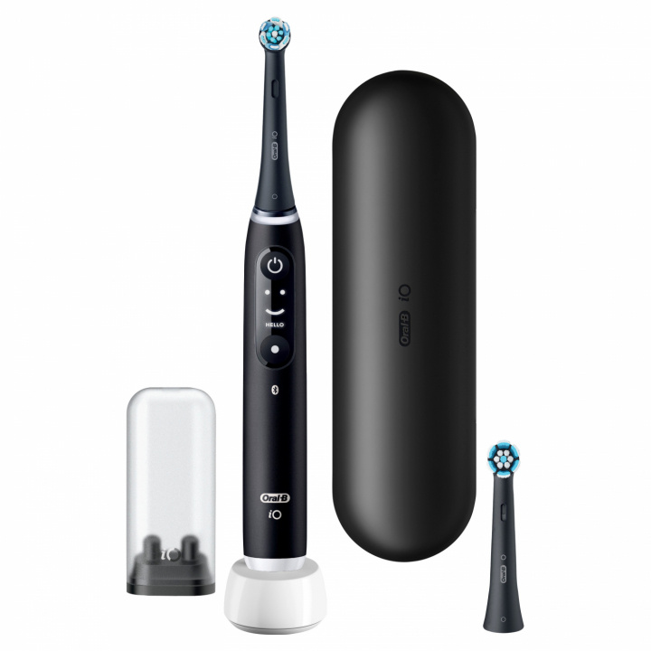 Oral-B iO Series 6 Black Lava i gruppen HELSE OG SKJØNNHET / Munnpleie / Elektriske tannbørster hos TP E-commerce Nordic AB (38-96998)