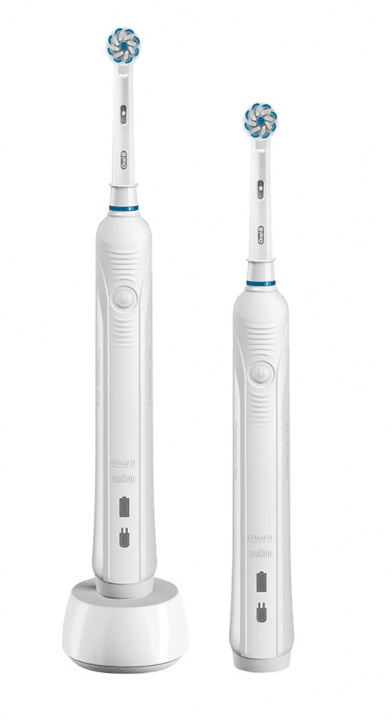 Oral-B Pro1 290 Duo Sensi White i gruppen HELSE OG SKJØNNHET / Munnpleie / Elektriske tannbørster hos TP E-commerce Nordic AB (38-96999)