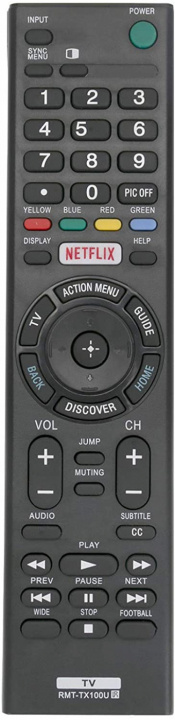 Universal Fjärrkontroll till SONY Smart TV RMT-TX100U i gruppen Elektronikk / Lyd & Bilde / TV og tilbehør / Fjernkontroller hos TP E-commerce Nordic AB (38-97009)