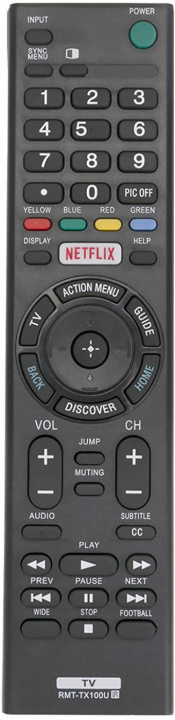 Universell fjernkontroll for SONY Smart TV RMT-TX100U i gruppen Elektronikk / Lyd & Bilde / TV og tilbehør / Fjernkontroller hos TP E-commerce Nordic AB (38-97009)