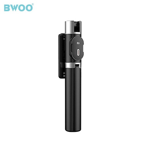 BWOO selfiestick Bluetooth ZP12 black i gruppen SMARTTELEFON & NETTBRETT / Annet tilbehør / Dokking, stativ & holdere hos TP E-commerce Nordic AB (38-97015)