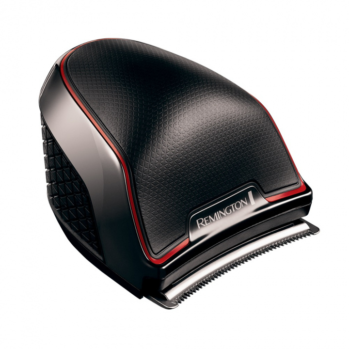 Remington HC4300 QuickCut Pro Compact hårklipper med bredere blad, svart/rød i gruppen HELSE OG SKJØNNHET / Hår & styling / Barbering og trimming / Hårtrimmere hos TP E-commerce Nordic AB (38-97074)