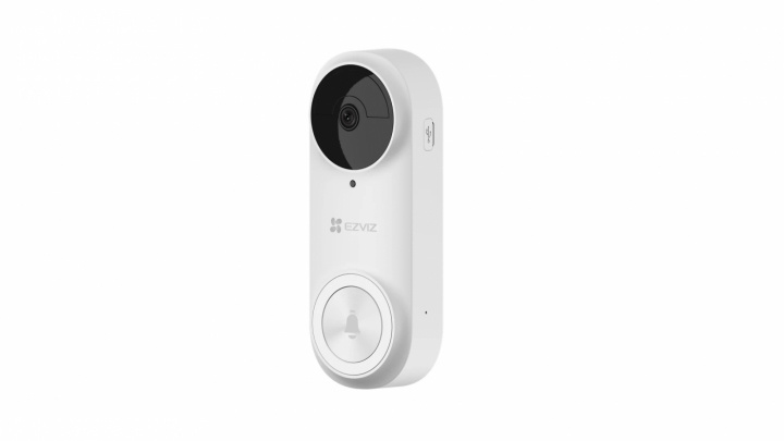 Ezviz DB2 Smart trådlös dörrklocka med 2K-video. microSD och CloudPlay, Vit i gruppen HJEM, HUS OG HAGE / Alarm, Sikkerhet og overvåking / Dørklokker hos TP E-commerce Nordic AB (38-97075)