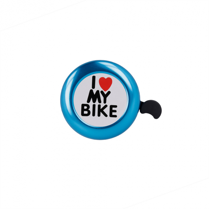 Sykkelklokke Jeg elsker sykkelen min, Blue i gruppen SPORT, FRITID & HOBBY / Sportsutstyr / Sykkeltilbehør / Annet sykkeltilbehør hos TP E-commerce Nordic AB (38-97103)