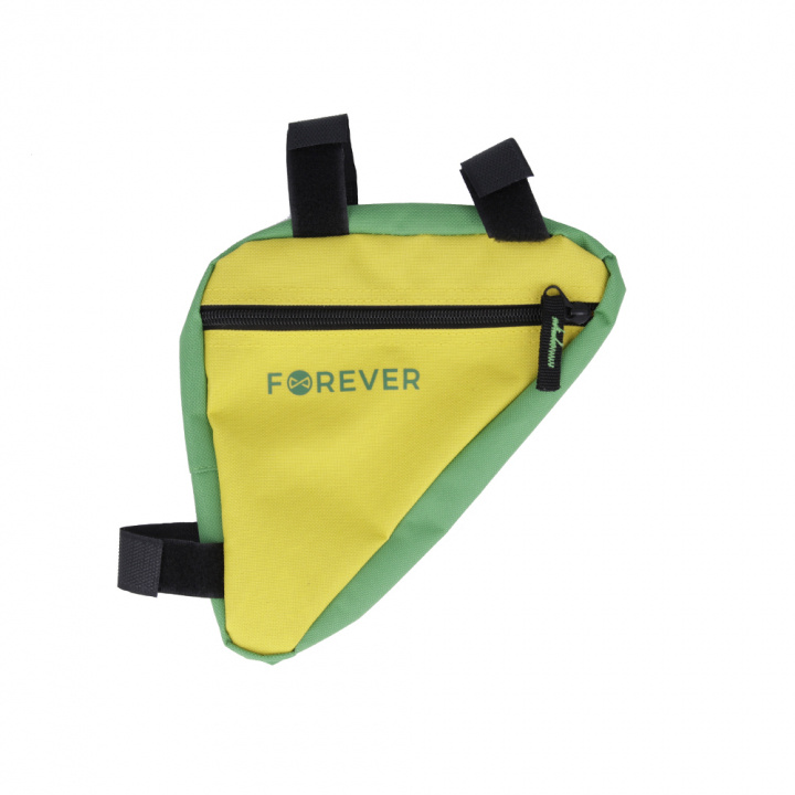 Forever Outdoor Sykkelveske for sykkelramme, gul/grønn i gruppen SPORT, FRITID & HOBBY / Sportsutstyr / Sykkeltilbehør / Annet sykkeltilbehør hos TP E-commerce Nordic AB (38-97109)