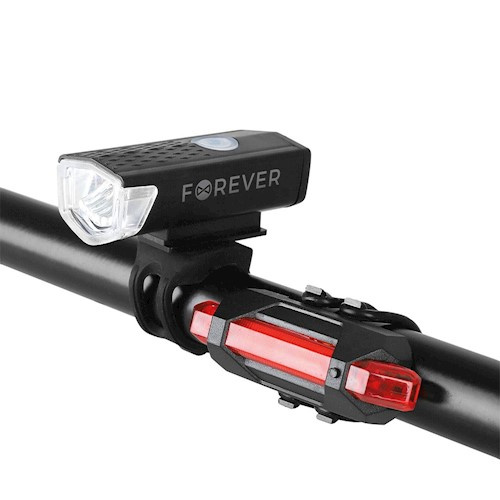 Forever Outdoor Sykkellyktsett foran/bak BLG-200 i gruppen SPORT, FRITID & HOBBY / Sportsutstyr / Sykkeltilbehør / Sykkellys hos TP E-commerce Nordic AB (38-97114)