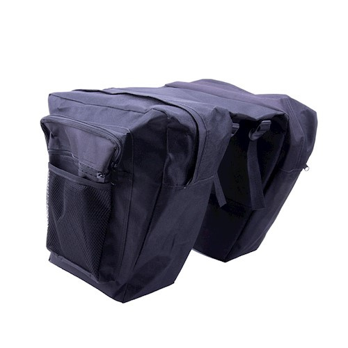 Forever Outdoor Dobbel sykkelveske for bagasjebrett, svart i gruppen SPORT, FRITID & HOBBY / Sportsutstyr / Sykkeltilbehør / Annet sykkeltilbehør hos TP E-commerce Nordic AB (38-97120)