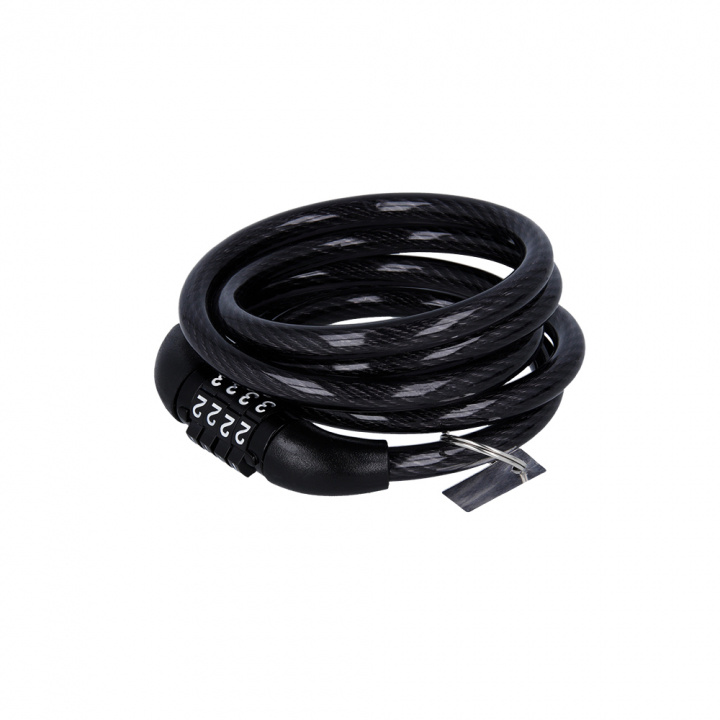 Forever Outdoor Sykkellås med kabel og kode KYL-100, Svart i gruppen SPORT, FRITID & HOBBY / Sportsutstyr / Sykkeltilbehør / Annet sykkeltilbehør hos TP E-commerce Nordic AB (38-97124)