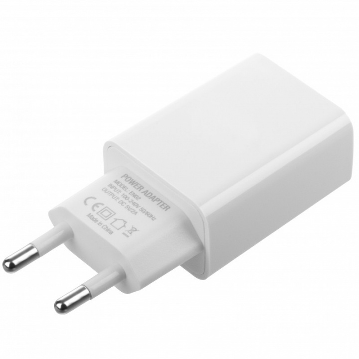 USB-A Adapter 5V/2A i gruppen SMARTTELEFON & NETTBRETT / Ladere og Kabler / Vegglader / Vegglader USB hos TP E-commerce Nordic AB (38-97160)