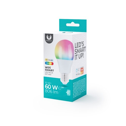 Forever Light Smart LED-pære med WiFi E27 10W, RGB i gruppen Elektronikk / Lys / LED-lys hos TP E-commerce Nordic AB (38-97199)