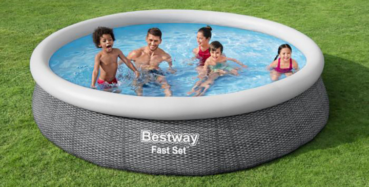 Bestway Fast Set Pool 3,66 x 76 cm i gruppen HJEM, HUS OG HAGE / Hageprodukter / Basseng og tilbehør / Basseng hos TP E-commerce Nordic AB (38-97201)