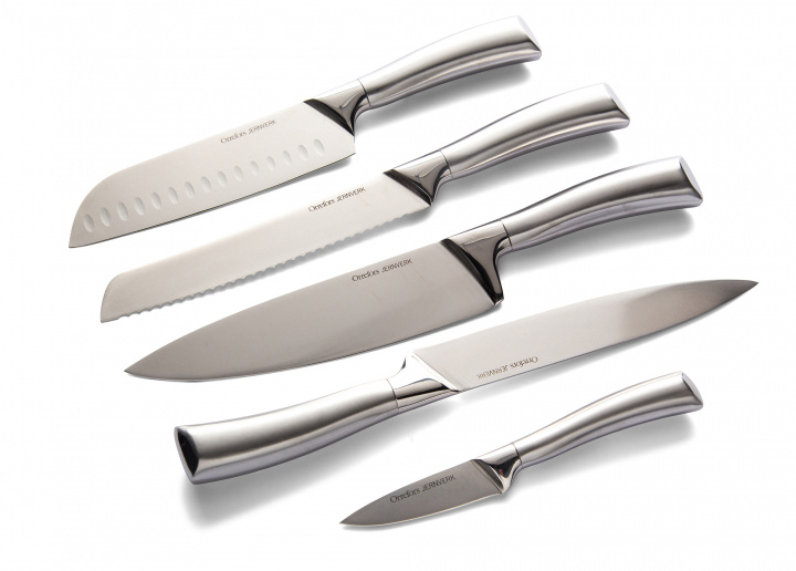 Orrefors Jernverk 5-pakke Kniver Stål i gruppen HJEM, HUS OG HAGE / Kjøkkenutstyr / Kjøkkenkniver og knivslipere hos TP E-commerce Nordic AB (38-97295)