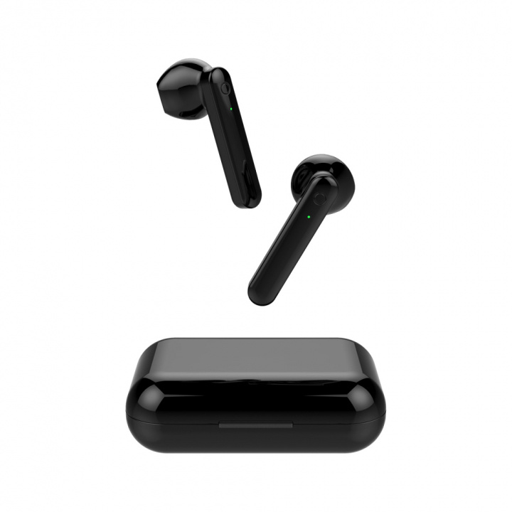 Forever TWE-110 Earp Bluetooth-hodetelefoner, svart i gruppen Elektronikk / Lyd & Bilde / Hodetelefoner & Tilbehør / Hodetelefoner hos TP E-commerce Nordic AB (38-97319)