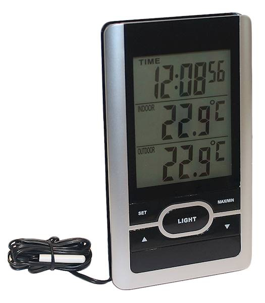 Termometerfabriken Upplyst termometer, Stor display i gruppen HJEM, HUS OG HAGE / Vifter og klimaprodukter / Termometre og værstasjoner hos TP E-commerce Nordic AB (38-97381)