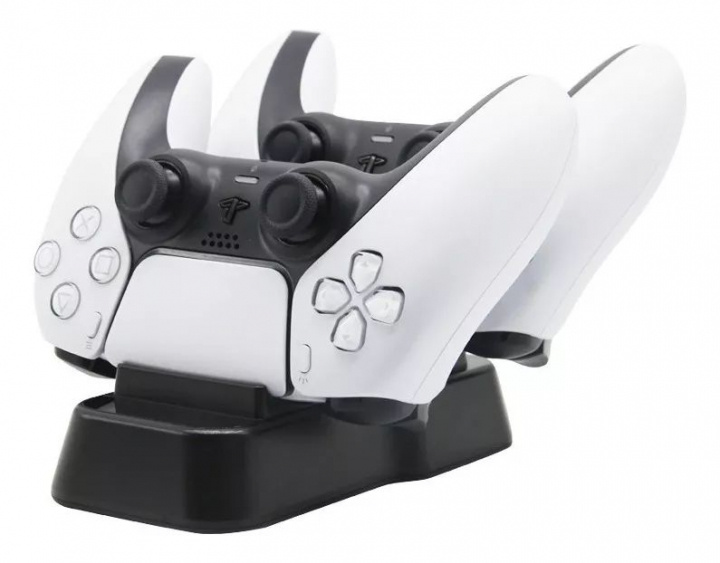 Dobbel ladestasjon for Playstation 5-kontrollere i gruppen Elektronikk / TV-spill & tilbehør / Sony PlayStation 5 / Tilbehør hos TP E-commerce Nordic AB (38-97425)