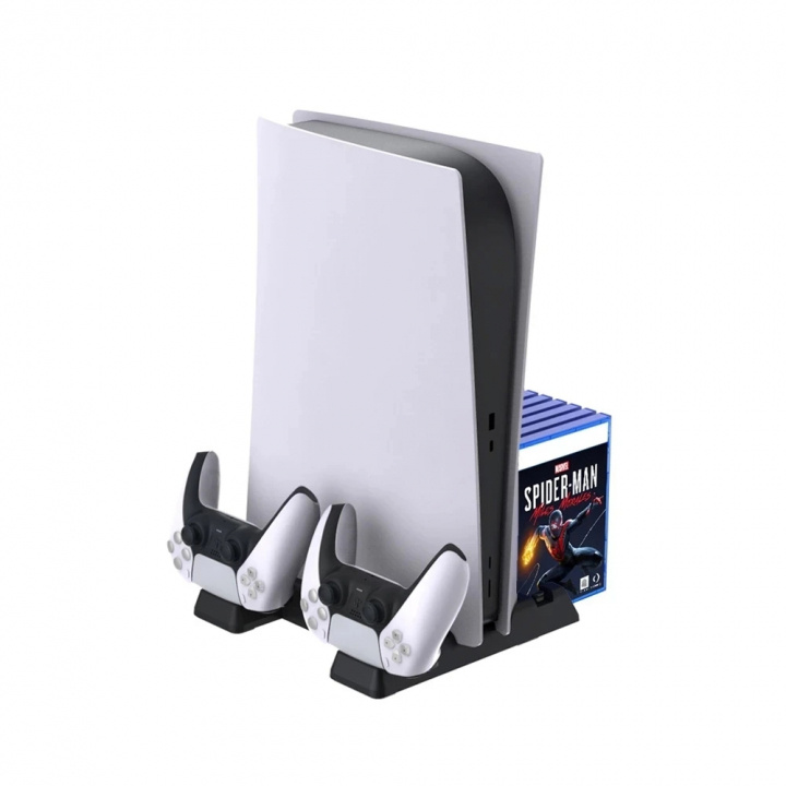 Dokkingstasjon for Playstation 5, 4-i-1 i gruppen Elektronikk / TV-spill & tilbehør / Sony PlayStation 5 / Tilbehør hos TP E-commerce Nordic AB (38-97428)