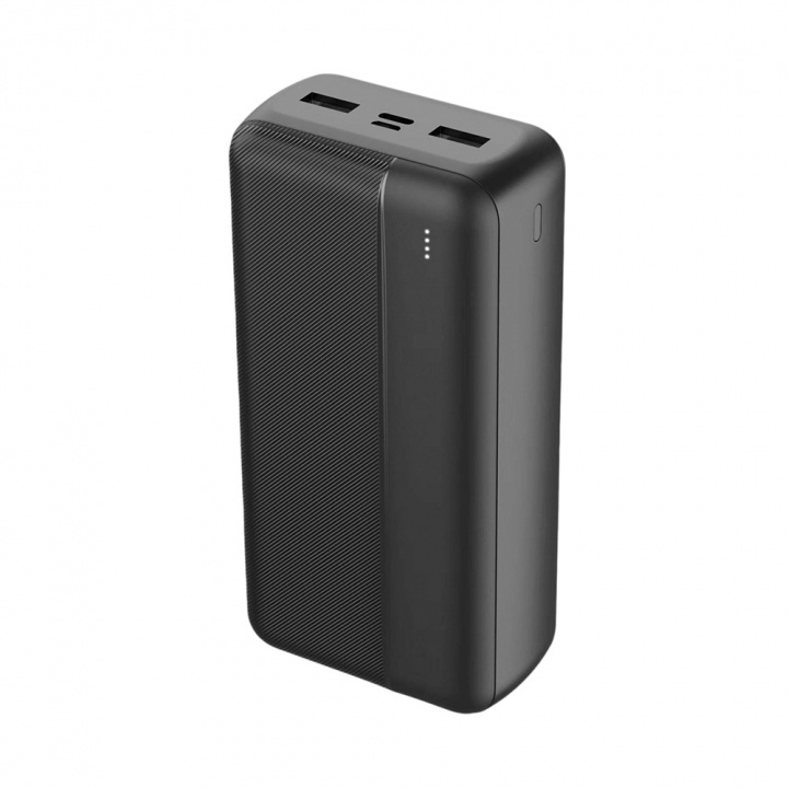 Maxlife Powerbank 30000 mAh, Svart i gruppen SMARTTELEFON & NETTBRETT / Ladere og Kabler / Powerbanks hos TP E-commerce Nordic AB (38-97440)