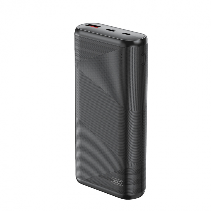 Xo Powerbank 20000 mAh, 20 W, svart i gruppen SMARTTELEFON & NETTBRETT / Ladere og Kabler / Powerbanks hos TP E-commerce Nordic AB (38-97445)