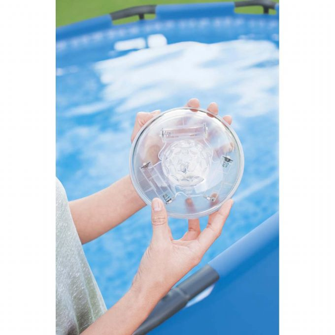 Bestway Flowclear flytende LED-bassengbelysning med solenergi i gruppen HJEM, HUS OG HAGE / Hageprodukter / Basseng og tilbehør / Bassengtilbehør hos TP E-commerce Nordic AB (38-97457)