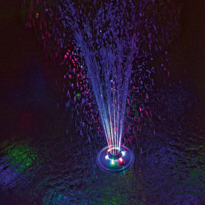 Bestway Flytande poolfontän med flerfärgad ljusshow i gruppen HJEM, HUS OG HAGE / Hageprodukter / Basseng og tilbehør / Bassengtilbehør hos TP E-commerce Nordic AB (38-97458)