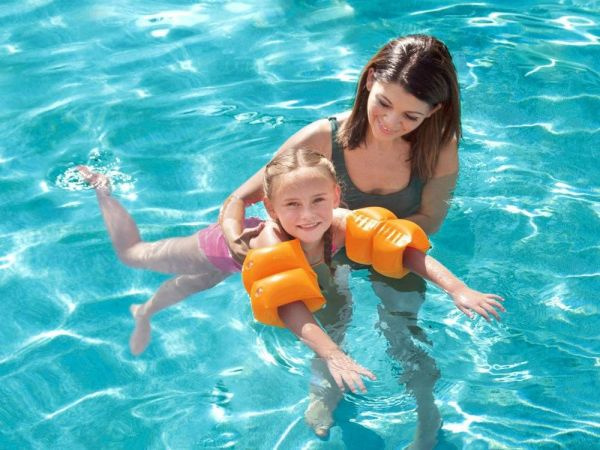 Bestway Arm Puffs Armringer, komfortable, 20 x 20 cm i gruppen LEKER, BARN OG BABY / Sikkerhet / Badesikkerhet hos TP E-commerce Nordic AB (38-97472)