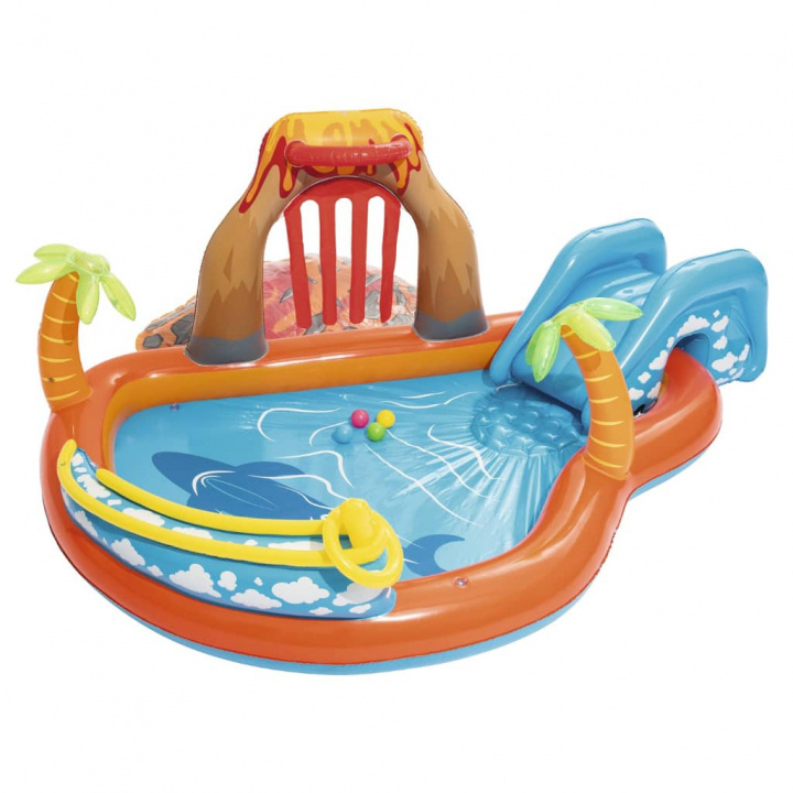 Bestway Lava Lagoon lekebasseng for barn 265x265x104 cm i gruppen LEKER, BARN OG BABY / Uteleker / Badeleker hos TP E-commerce Nordic AB (38-97476)