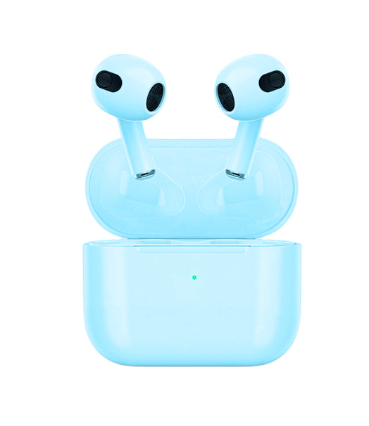 Airbuds 3 - helt trådløse hodetelefoner med innvendige ører, blå i gruppen Elektronikk / Lyd & Bilde / Hodetelefoner & Tilbehør / Hodetelefoner hos TP E-commerce Nordic AB (38-97491)
